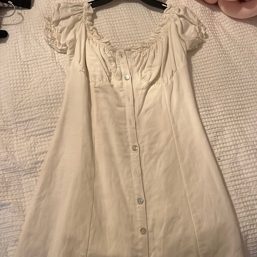 White brand new boutique dress